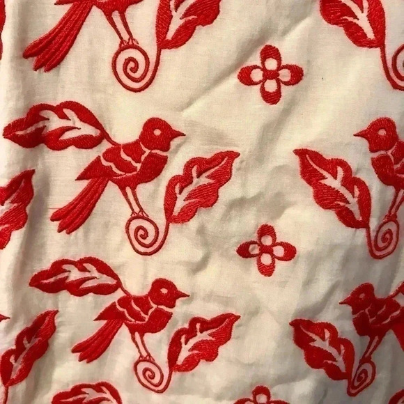 Peek Lara Embroidered Bird A-line Shift Dress XXL/12 - Picture 2 of 5